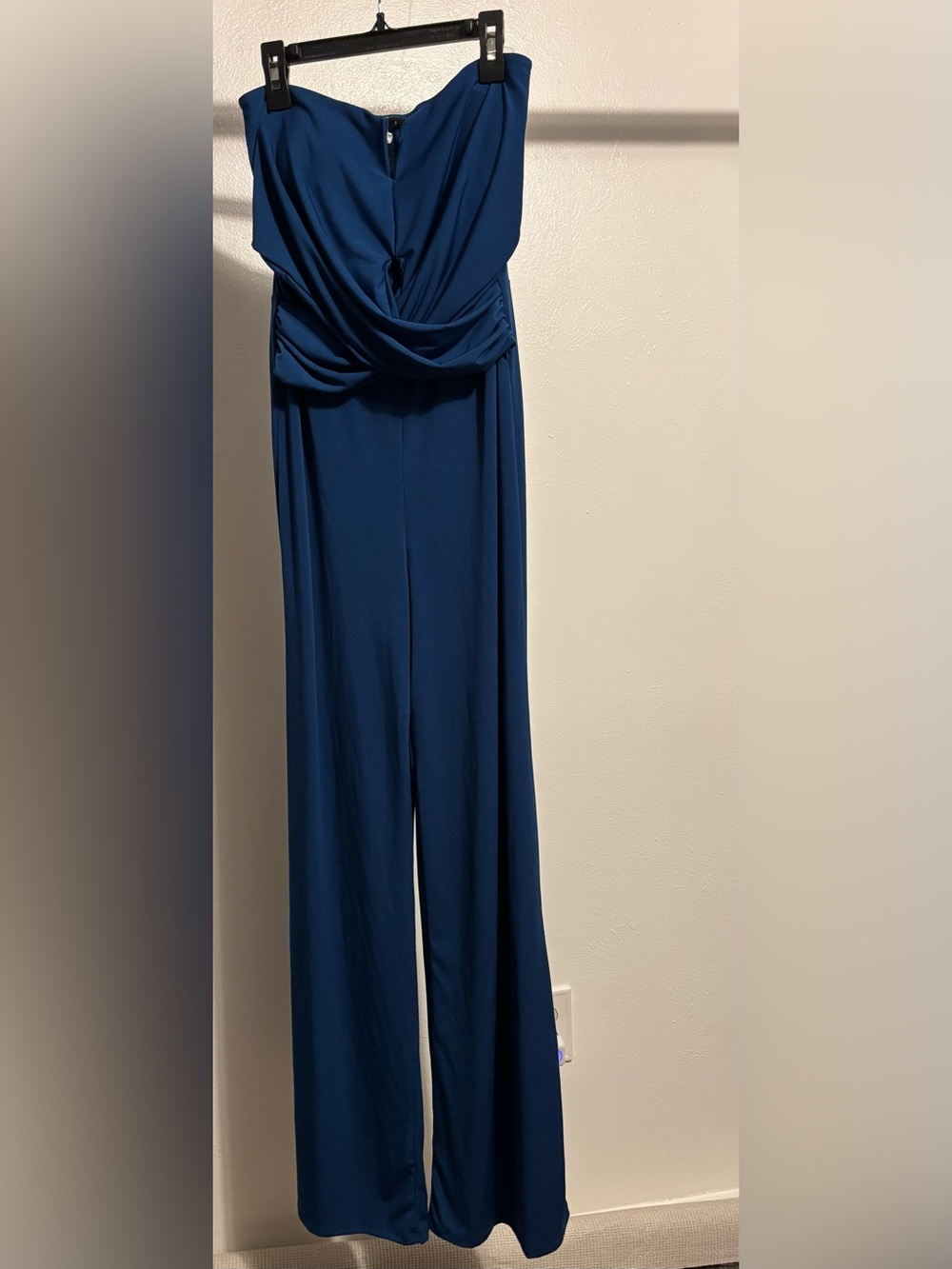 Cameo Royal Blue Strapless
Wide-Leg Jumpsuit - Size L